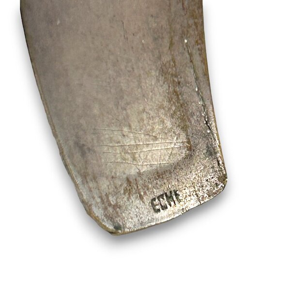 Vintage Sterling silver Storyteller Peruvian Etched Scene Cuff Bangle Bracelet - Picture 8 of 8